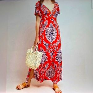 ANTHROPOLOGY AKEMI +KIN CORREIA MOTIF
DRESS SIZE M